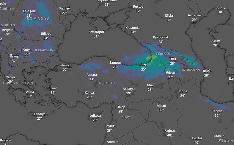 Kars ve Ardahan çevreleri için sağanak uyarısı 6